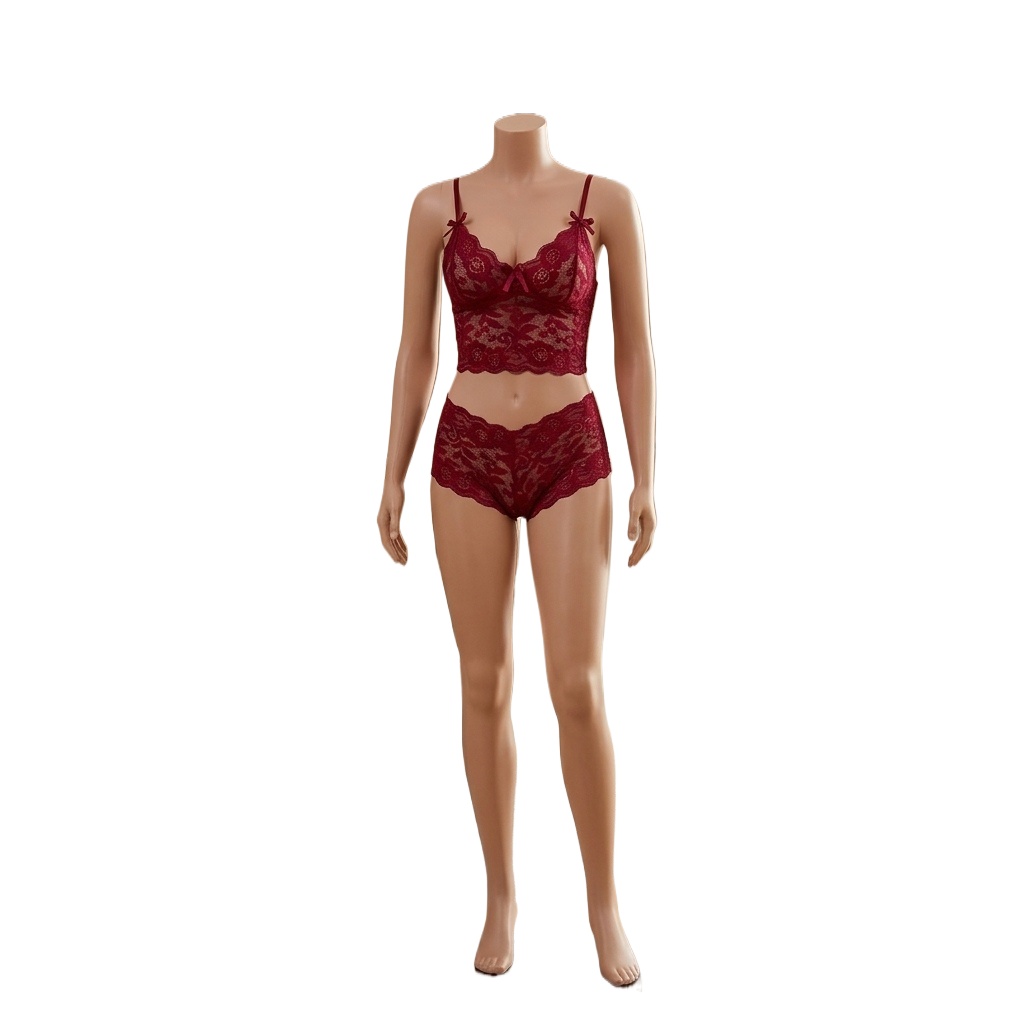 Lace Bralette Set - Completo intimo sexy da donna, composto